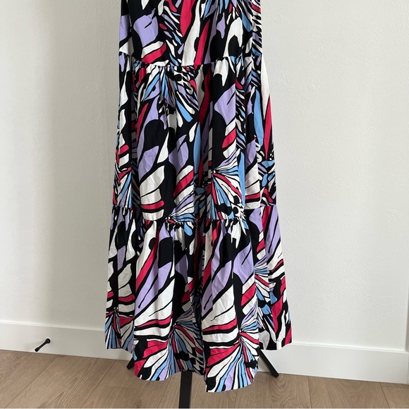 Anthropologie Maeve One-Shoulder Printed Midi Dress - Picture 9 of 11